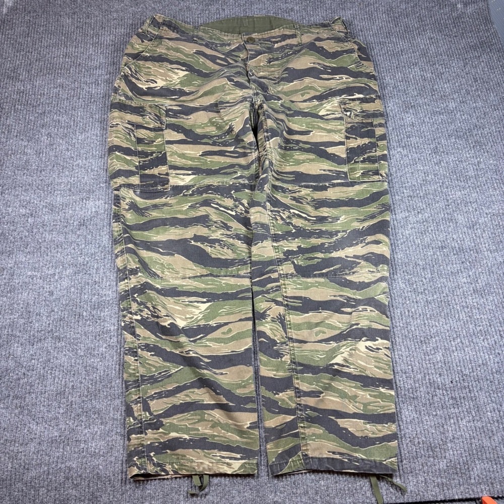 US Military Tiger Stripe Camo Cargo Pants XL Long NATO 8390/3909 Made in USA